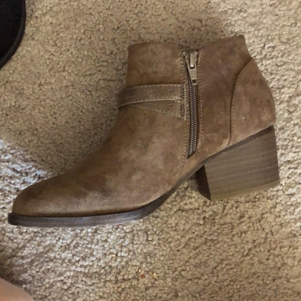 Brown booties